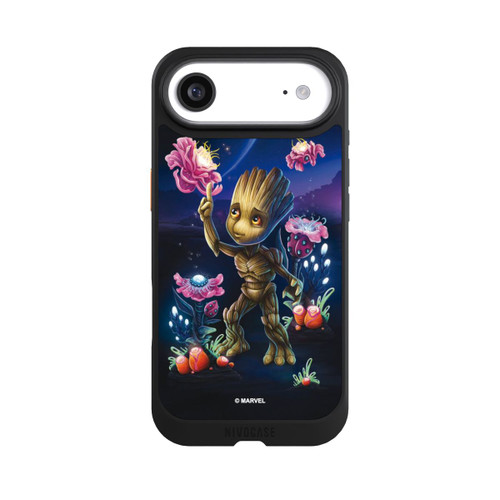 Apple iPhone Air NIVOcore Baby Groot Blumen