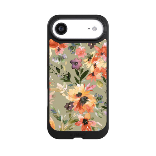 Apple iPhone Air NIVOcore Malerische tropische Blumen Salbeigrün