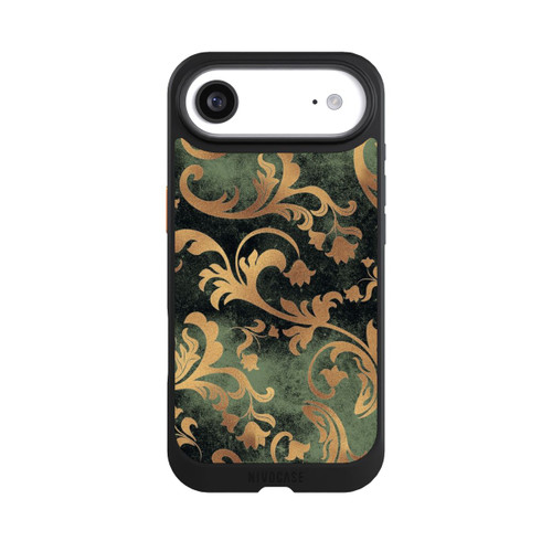 Apple iPhone Air NIVOcore Papier Peint Damassé Vert Foncé