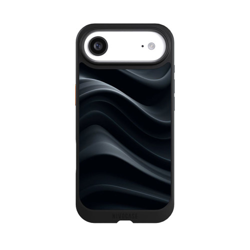 Apple iPhone Air NIVOcore Black Waves Texture