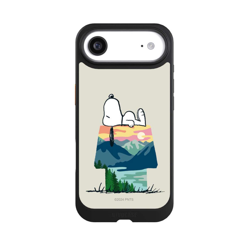 iPhone Air NIVOcore Snoopy Camping Hütte
