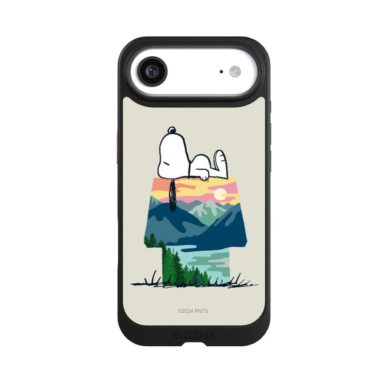 iPhone Air NIVOcore Snoopy Camping Hütte