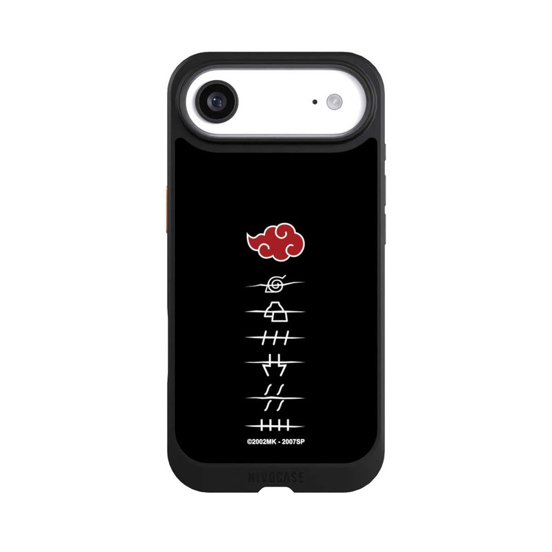 iPhone Air NIVOcore Akatsuki Mitgliedssymbole Schwarz