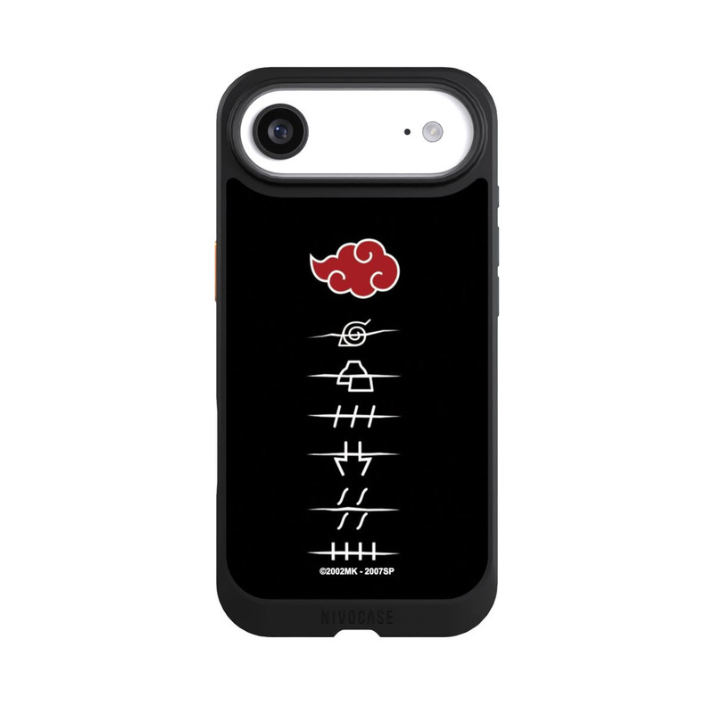 iPhone Air NIVOcore Akatsuki Member Symbols Black