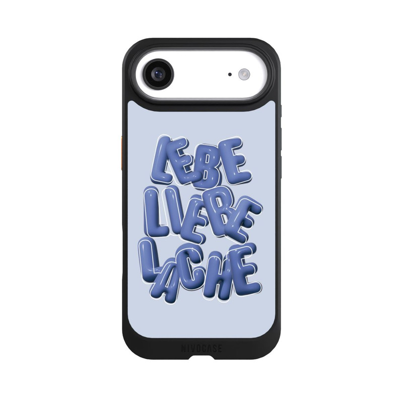 iPhone Air NIVOcore Lebe Liebe Lache Blue