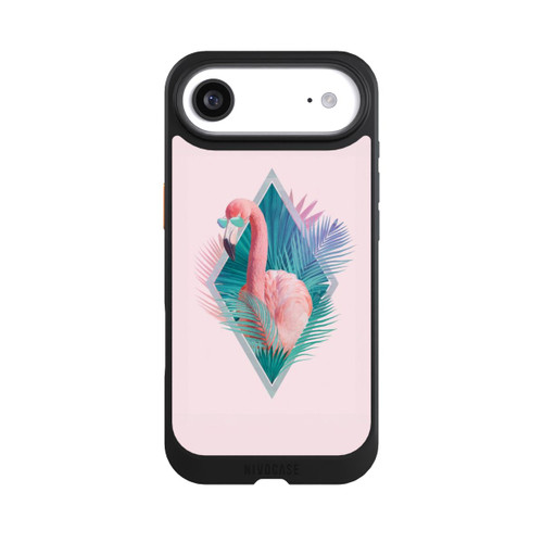 Apple iPhone Air NIVOcore Tropical Leaves Flamingo