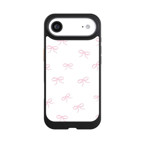 Apple iPhone Air NIVOcore Schleifen Muster Rosa Weiß