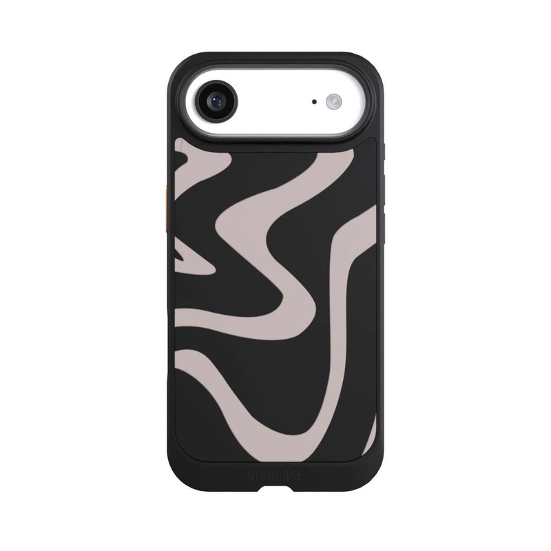 iPhone Air NIVOcore Linien Wellig Transparent