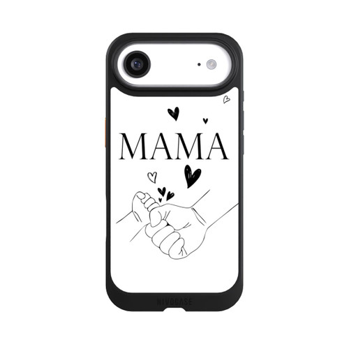 Apple iPhone Air NIVOcore Muttertag Line Art Hände Schwarz Weiß