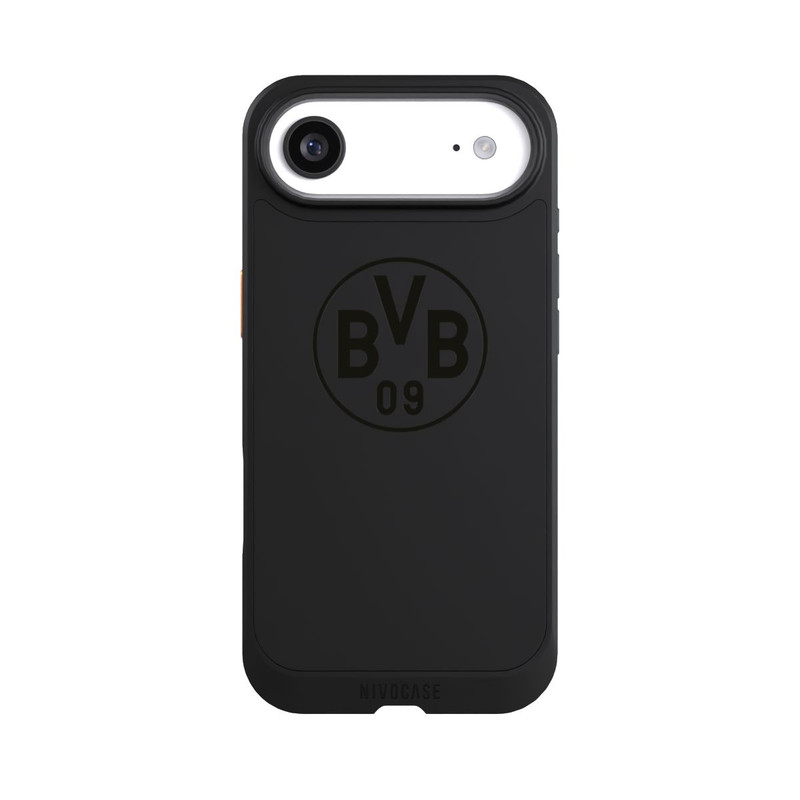 iPhone Air NIVOcore BVB Logo Schwarz Transparent