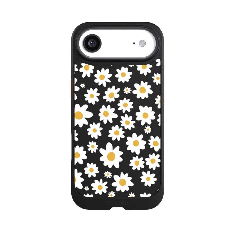 iPhone Air NIVOcore Daisy Flower Seamless Pattern Transparent