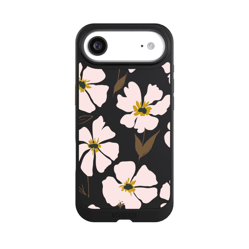 iPhone Air NIVOcore Simple Pastell Flowers Rose Transparent