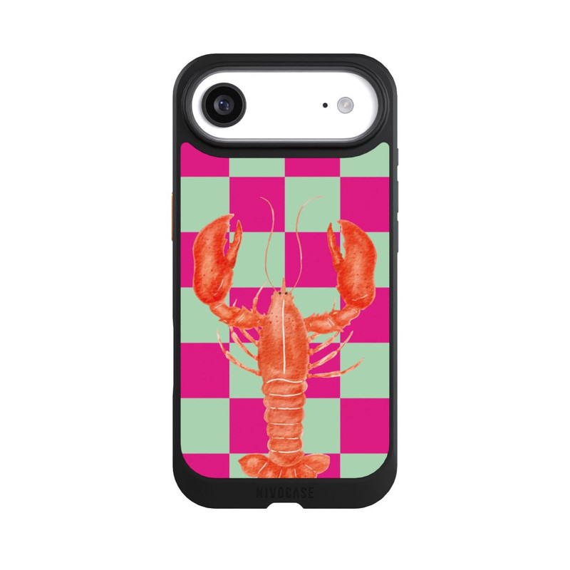 iPhone Air NIVOcore Pink Checkers Lobster