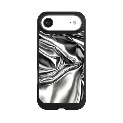 Apple iPhone Air NIVOcore Glänzeder Chrome Silber Stoff mit KI