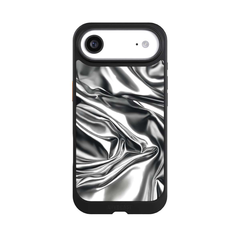 iPhone Air NIVOcore Shiny Chrome Silver