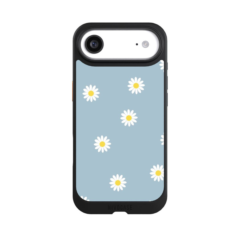 iPhone Air NIVOcore Gänseblümchen Muster Blau
