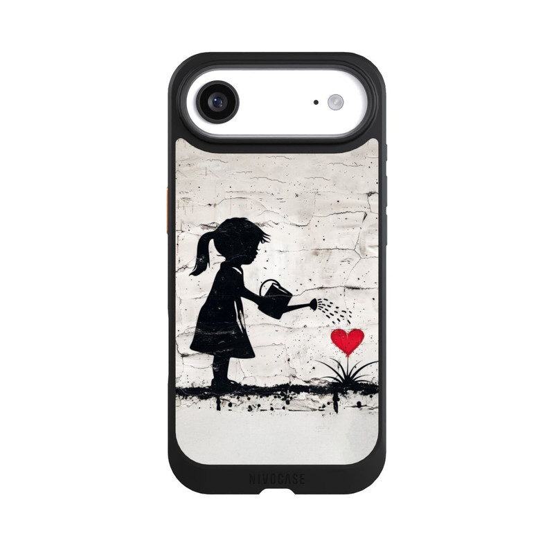 iPhone Air NIVOcore Girl Watering Bunch of Flowers 