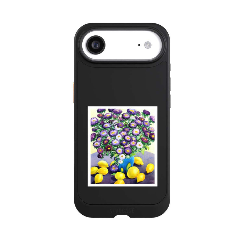 iPhone Air NIVOcore Purple Asters and Lemons by Christopher Ryland