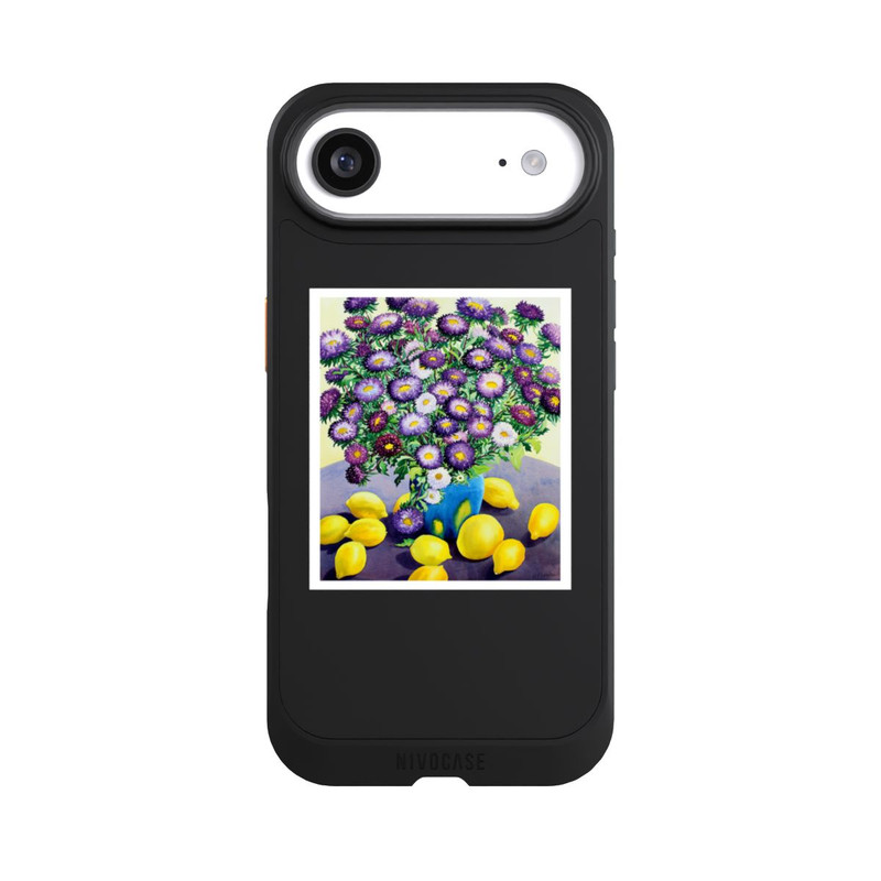 iPhone Air NIVOcore Purple Asters and Lemons by Christopher Ryland