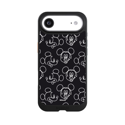 Apple iPhone Air NIVOcore Disney Mickey Faces Black Line Art Pattern