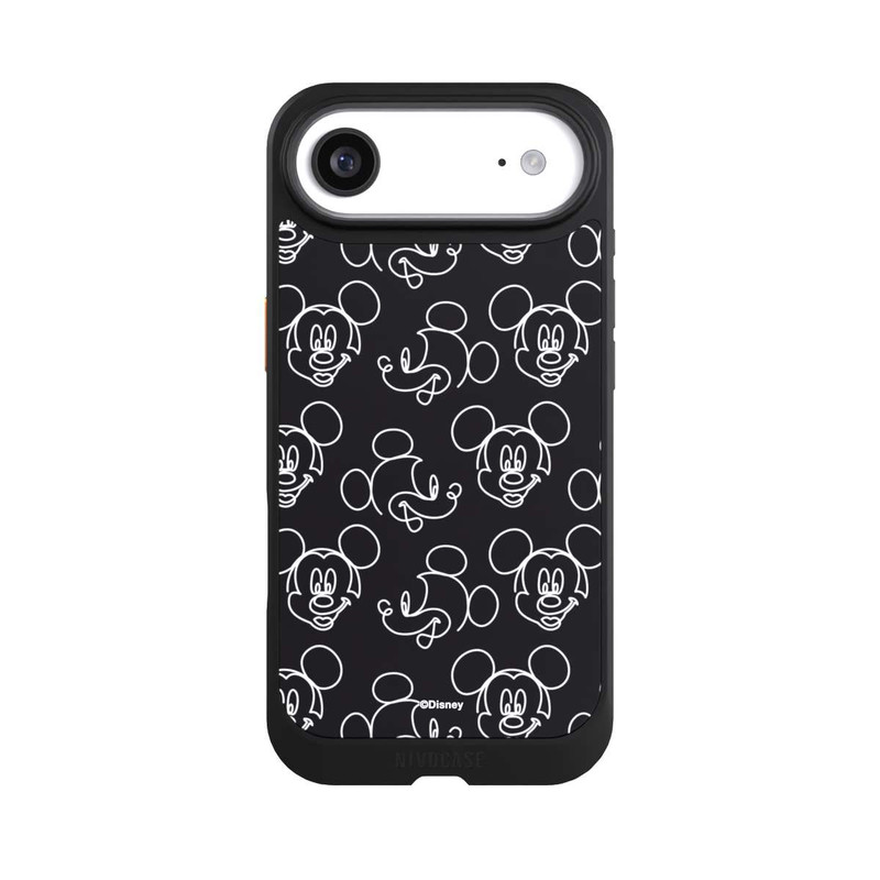 iPhone Air NIVOcore Disney Mickey Muster Schwarz
