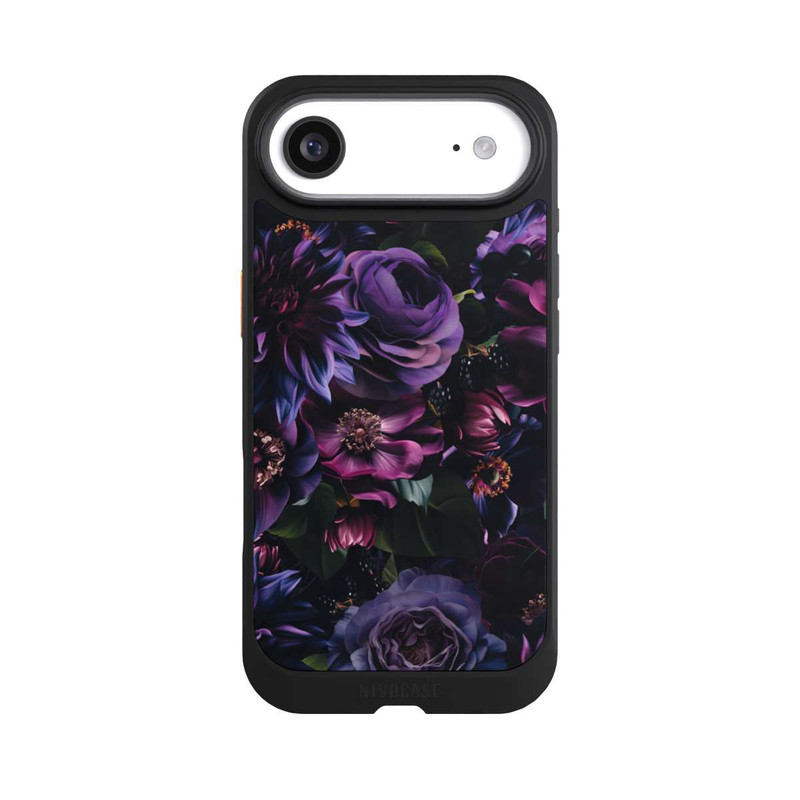 iPhone Air NIVOcore Dunkle Lila Blüten 