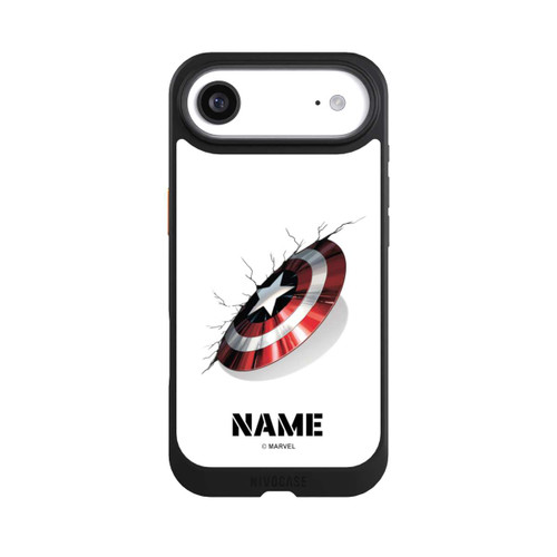 Apple iPhone Air NIVOcore Captain America Shield Personalisierbar