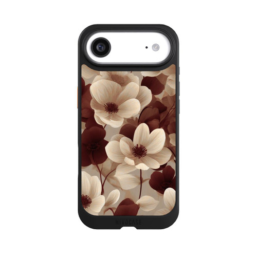 Apple iPhone Air NIVOcore Naturfarbenes Blumenmuster mit KI