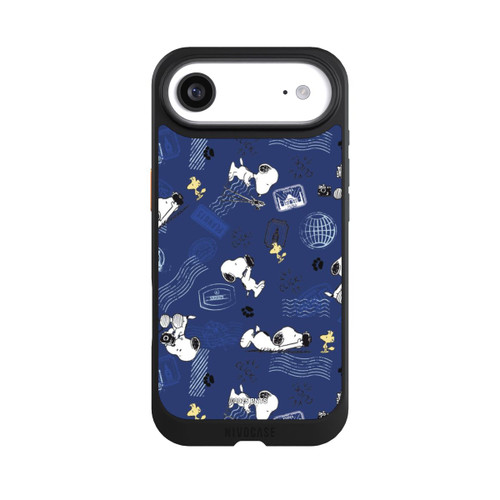 Apple iPhone Air NIVOcore Peanuts Travel Stamps Pattern Blue