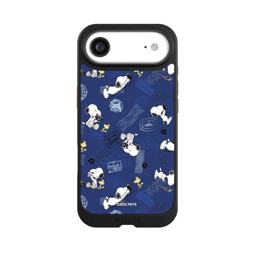 Apple iPhone Air NIVOcore Peanuts Travel Stamps Pattern Blue