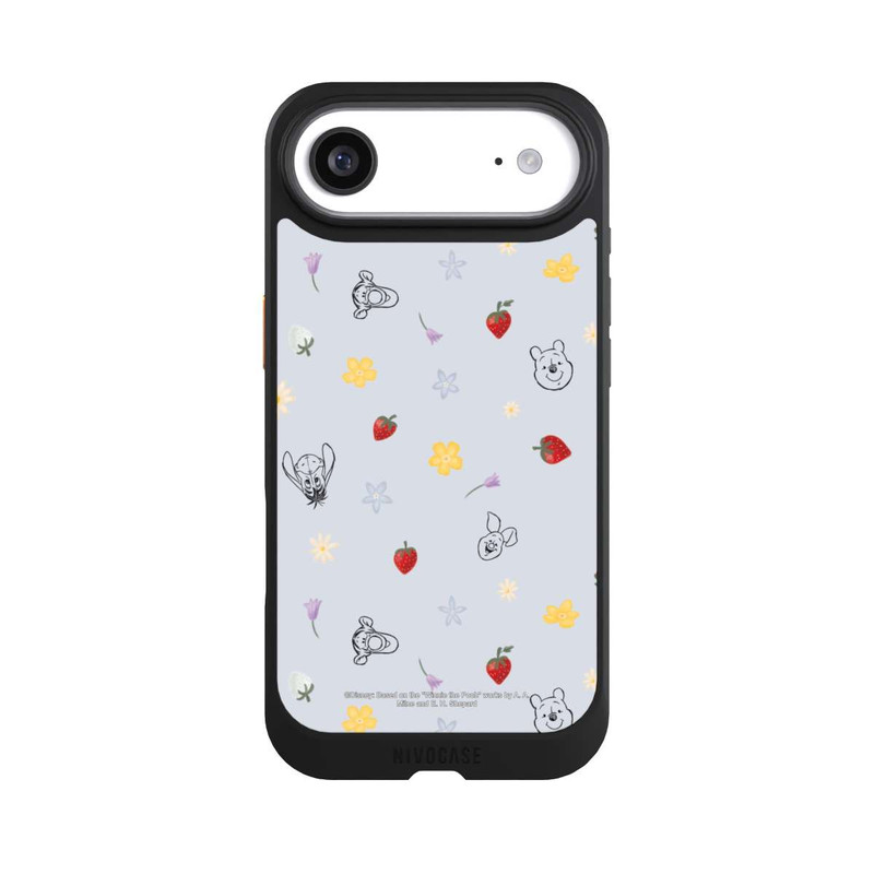 iPhone Air NIVOcore Winnie Puuh und Freunde Erdbeer Muster Blau