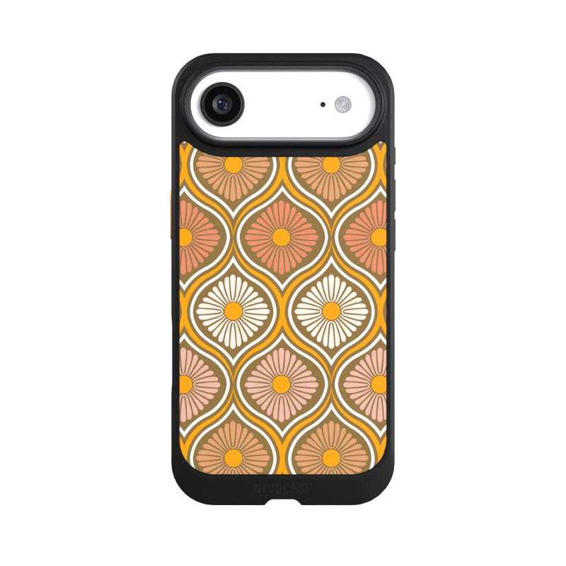 iPhone Air NIVOcore Groovy 70s Retro Mid-Century Daisy Flowers