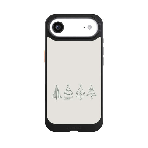 Apple iPhone Air NIVOcore Weihnachtsbäume Line Art Minimalistisch