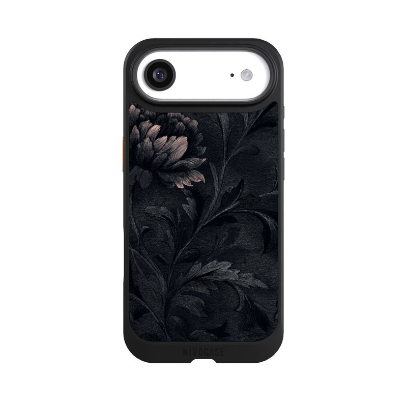iPhone Air NIVOcore Dunkles Blumenmuster Vintage