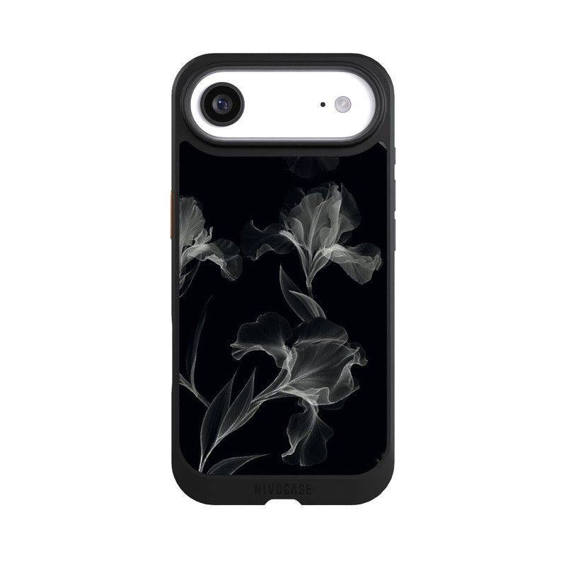iPhone Air NIVOcore Black and White Photocopy x Ray of Flowers