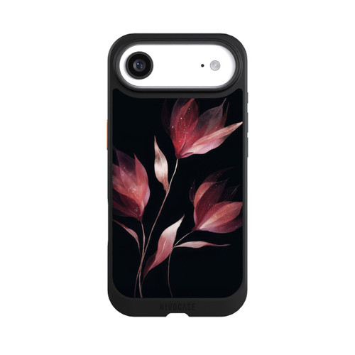 Apple iPhone Air NIVOcore Burgunderrote Blume Negativ