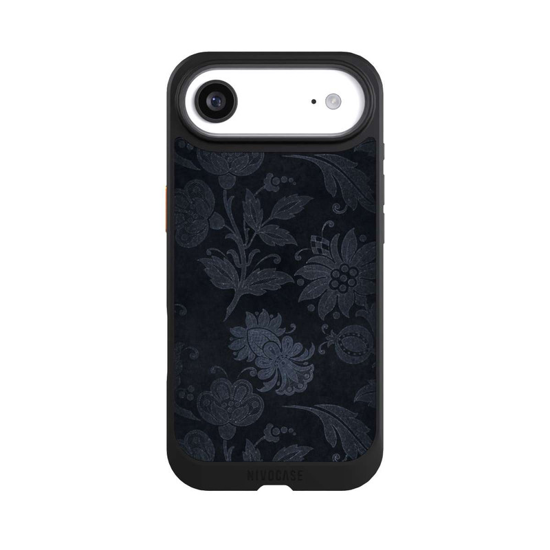 iPhone Air NIVOcore Velours Floral Argenté