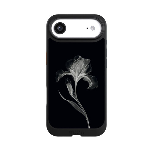 Apple iPhone Air NIVOcore Negativ Flower Grey on Black with AI