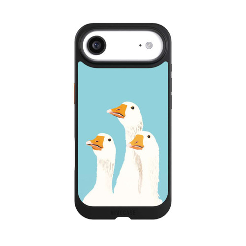 Apple iPhone Air NIVOcore Three Geese Light Blue with AI