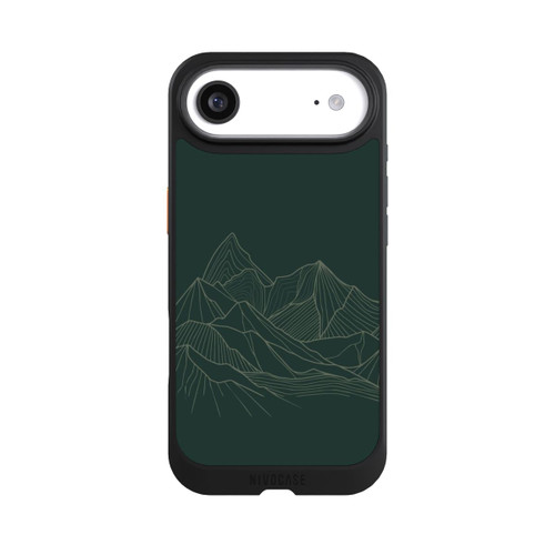 Apple iPhone Air NIVOcore Berg Line Art Grün