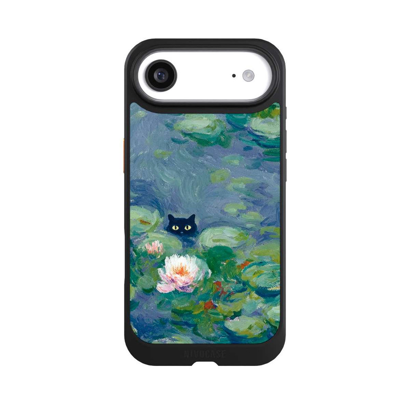 iPhone Air NIVOcore Katze im Teich Gemälde