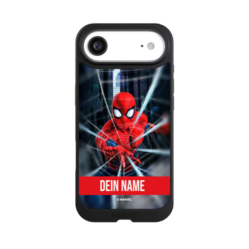 Apple iPhone Air NIVOcore Spiderman Webs in Action Personalisierbar