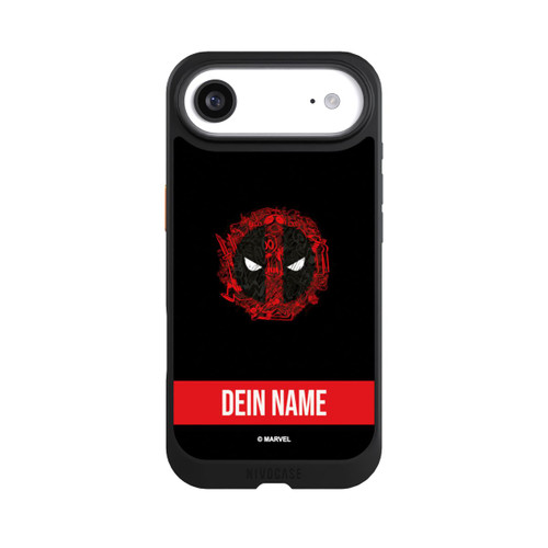 Apple iPhone Air NIVOcore Deadpool Logo Personalisierbar