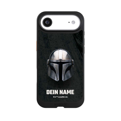 Apple iPhone Air NIVOcore Star Wars Mandalorian Black Helmet personnalisable