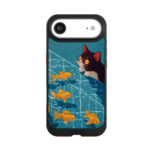 Apple iPhone Air NIVOcore Die Katze im Pool mit KI