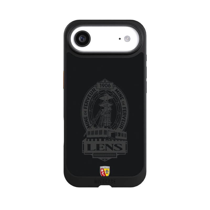 iPhone Air NIVOcore RC Lens Mine de Ferveur Emblème noir