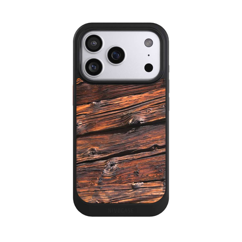 iPhone 17 Pro NIVOcore Verwitterte Holzplanken