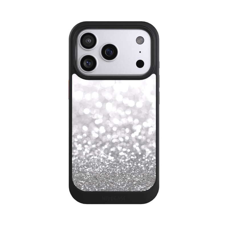 iPhone 17 Pro NIVOcore Silver Rain Look