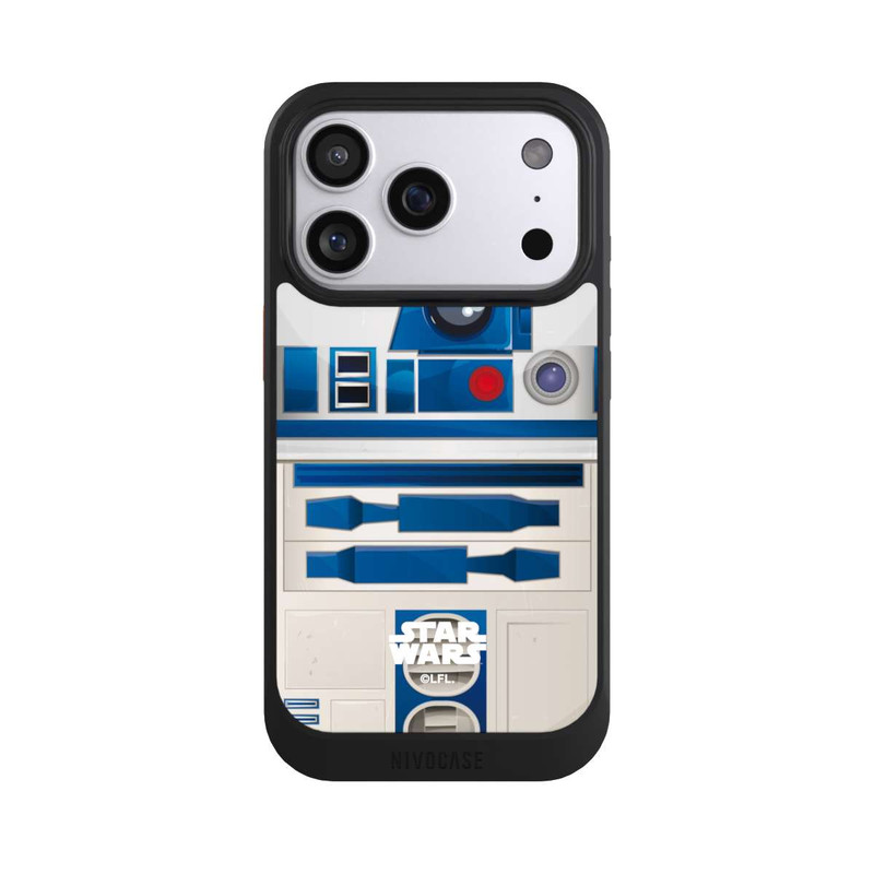 iPhone 17 Pro NIVOcore R2D2 Gros plan