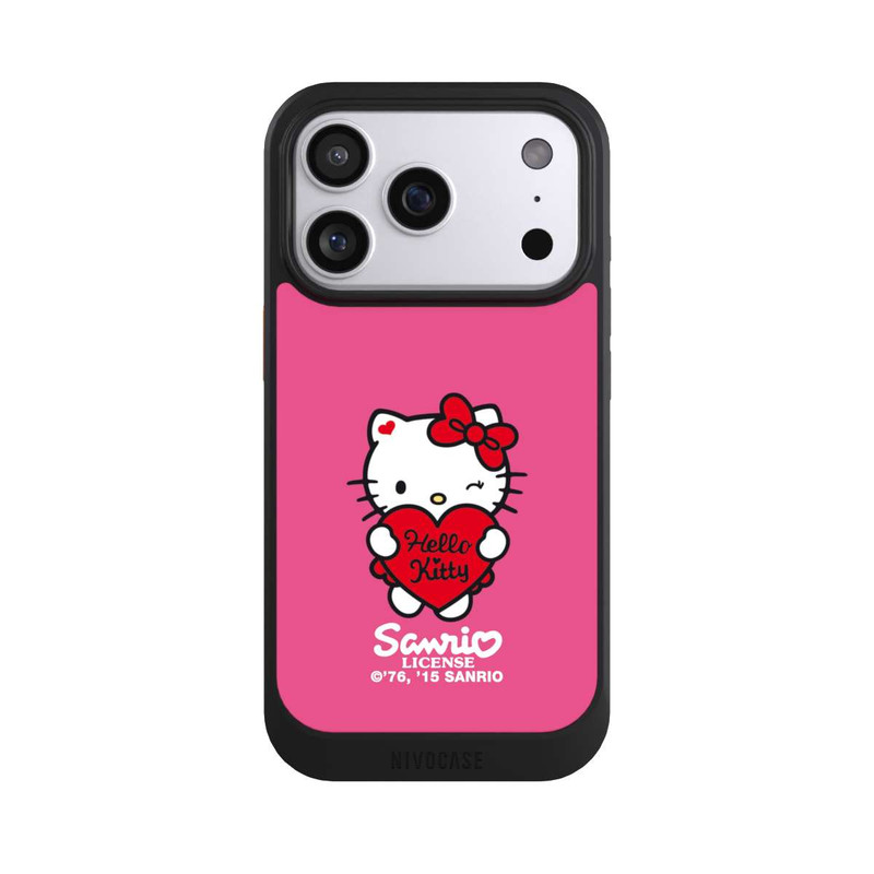 iPhone 17 Pro NIVOcore Hello Kitty - Coeur tendre